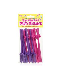 Super Fun Penis Party Straws